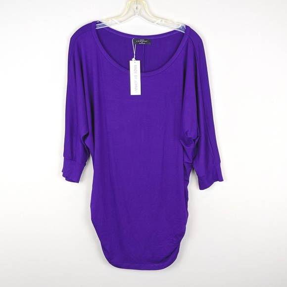 Made by Johnnny | Deep Purple Blouse - H9 - Picture 1 of 6
